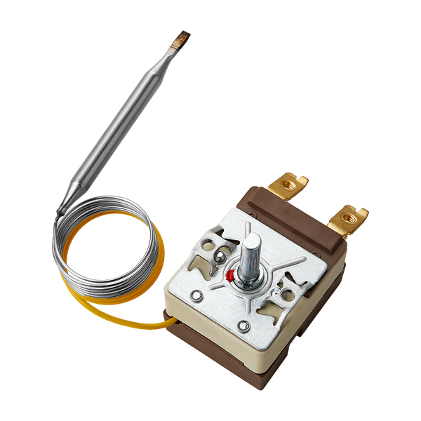 High current liquid expansion thermostat